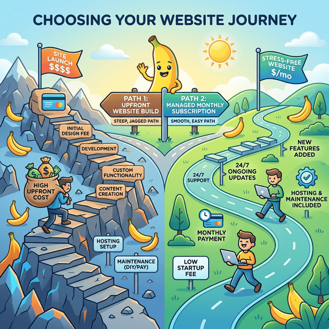 Managed vs Outright Website Costs Comparison
